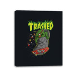 Trashed - Canvas Wraps Canvas Wraps RIPT Apparel 11x14 / Black