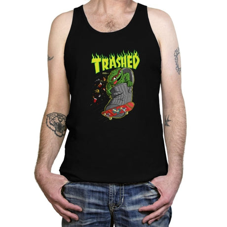 Trashed - Tanktop Tanktop RIPT Apparel X-Small / Black