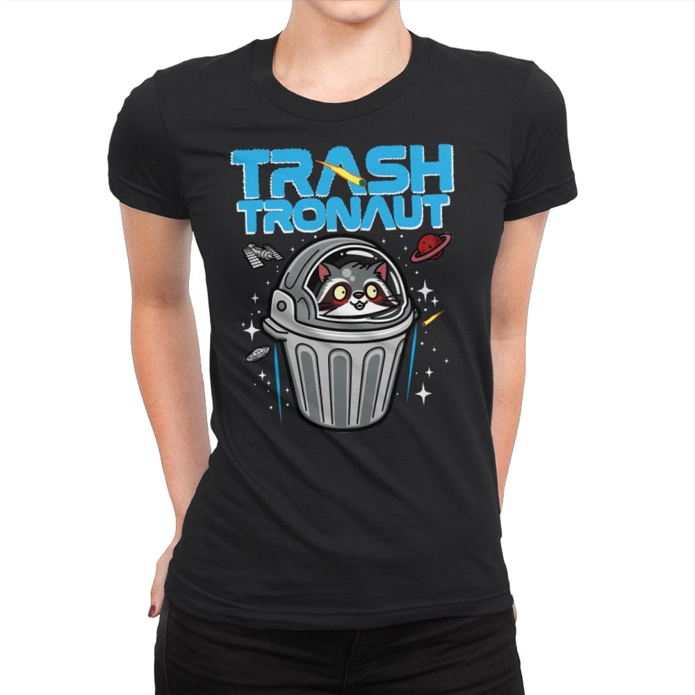 Trashtronaut - Womens Premium T-Shirts RIPT Apparel Small / Black