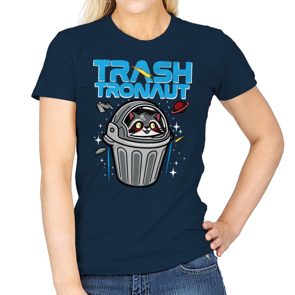 Trashtronaut - Womens T-Shirts RIPT Apparel Small / Navy