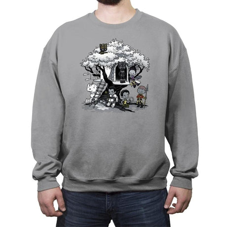 Tree House - Crew Neck Sweatshirt Crew Neck Sweatshirt RIPT Apparel