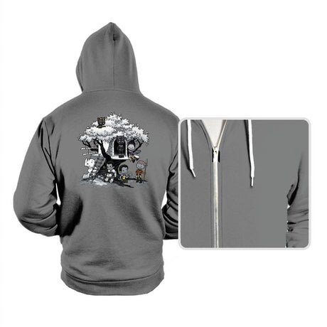 Tree House - Hoodies Hoodies RIPT Apparel Small / Athletic Heather