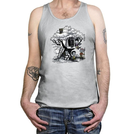 Tree House - Tanktop Tanktop RIPT Apparel X-Small / Silver