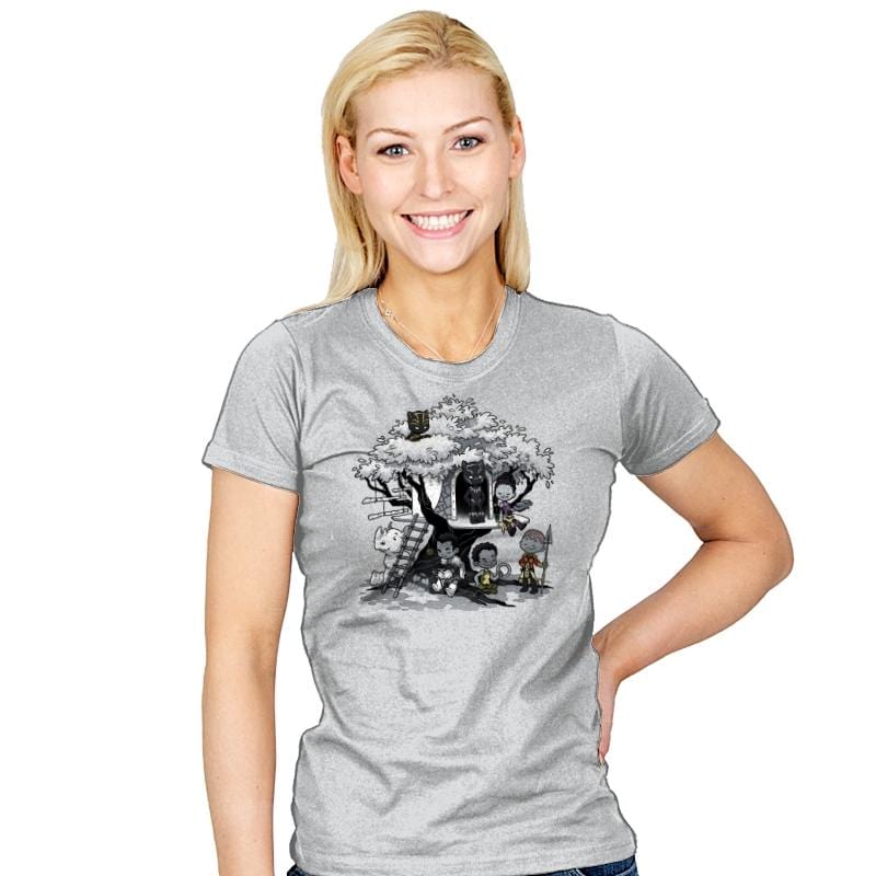 Tree House - Womens T-Shirts RIPT Apparel Small / Silver