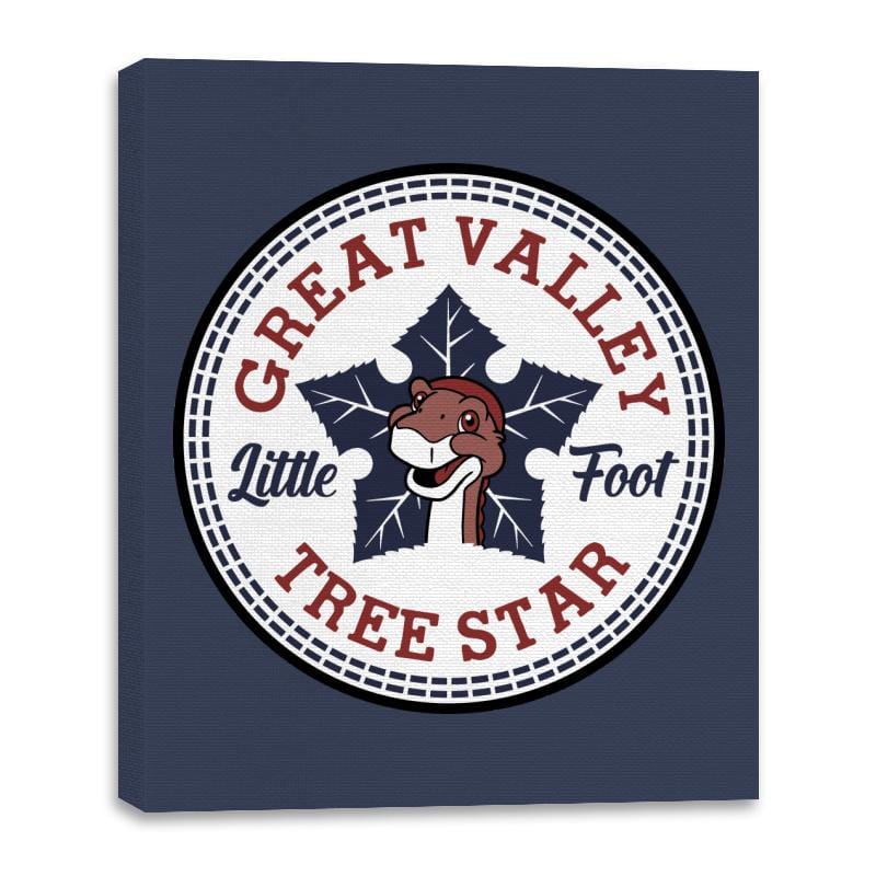 Tree Star! - Canvas Wraps Canvas Wraps RIPT Apparel 16x20 / Navy