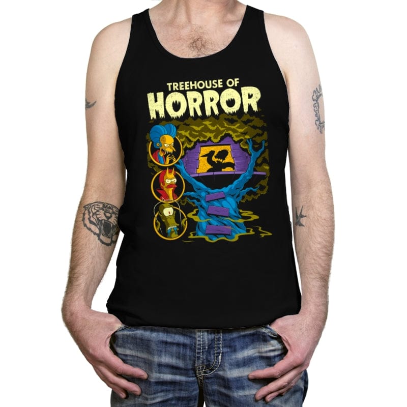 Treehouse of Horror - Tanktop Tanktop RIPT Apparel X-Small / Black