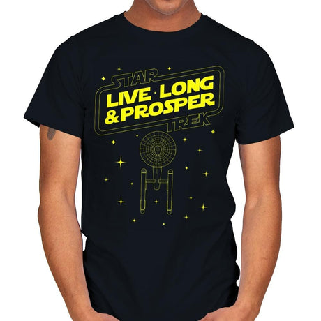 Trek Wars - Mens T-Shirts RIPT Apparel Small / Black