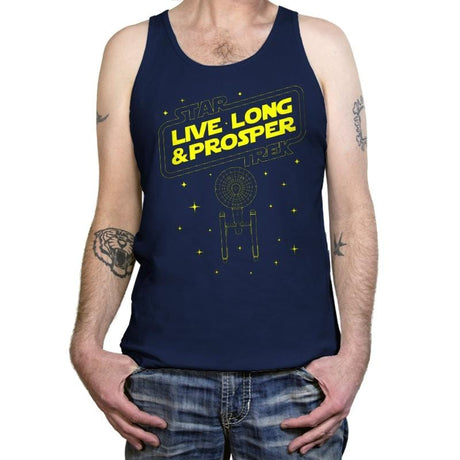 Trek Wars - Tanktop Tanktop RIPT Apparel X-Small / Navy