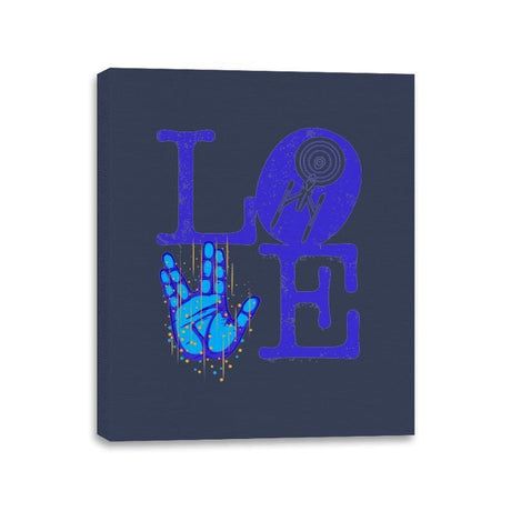 Trekkie Love - Canvas Wraps Canvas Wraps RIPT Apparel 11x14 / Navy