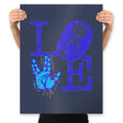 Trekkie Love - Prints Posters RIPT Apparel 18x24 / Navy