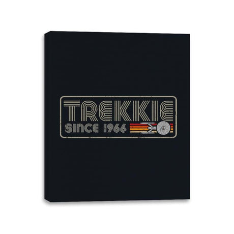 Trekkie since 1966 - Canvas Wraps Canvas Wraps RIPT Apparel 11x14 / Black