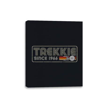 Trekkie since 1966 - Canvas Wraps Canvas Wraps RIPT Apparel 8x10 / Black