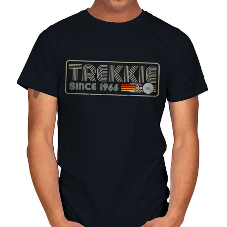 Trekkie since 1966 - Mens T-Shirts RIPT Apparel Small / Black