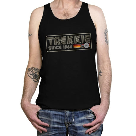 Trekkie since 1966 - Tanktop Tanktop RIPT Apparel X-Small / Black