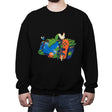 Tri Adventure - Crew Neck Sweatshirt Crew Neck Sweatshirt RIPT Apparel Small / Black