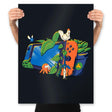 Tri Adventure - Prints Posters RIPT Apparel 18x24 / Black