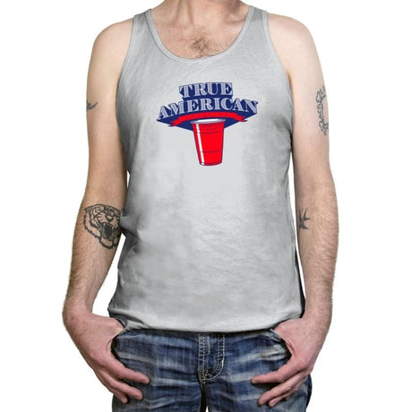 True American Champion - Star-Spangled - Tanktop Tanktop RIPT Apparel X-Small / Silver