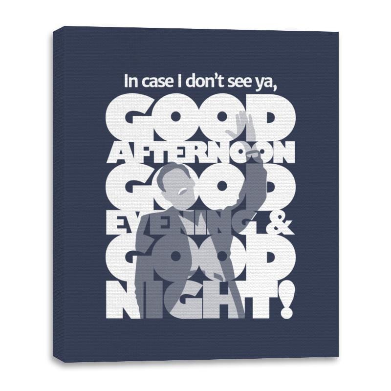 True Greetings - Canvas Wraps Canvas Wraps RIPT Apparel 16x20 / Navy