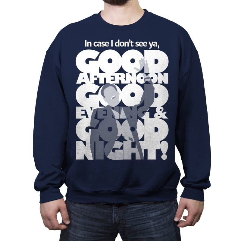 True Greetings - Crew Neck Sweatshirt Crew Neck Sweatshirt RIPT Apparel Small / Navy