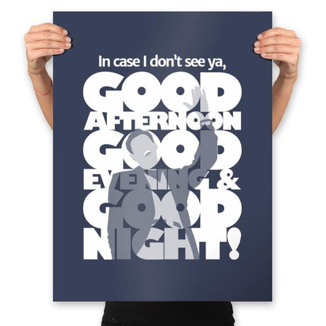 True Greetings - Prints Posters RIPT Apparel 18x24 / Navy