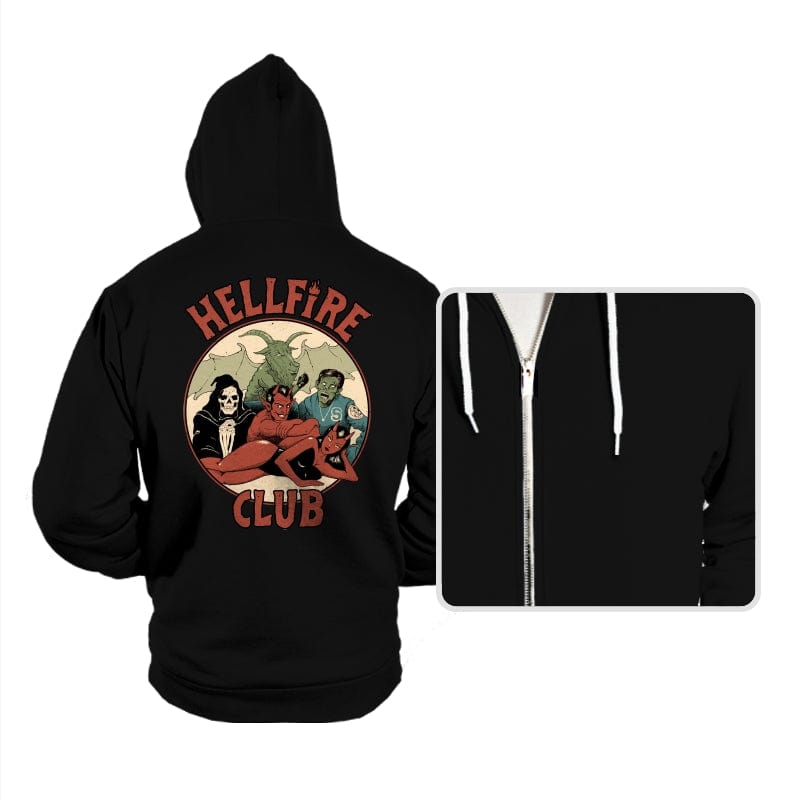 True Hellfire Club - Hoodies Hoodies RIPT Apparel Small / Black