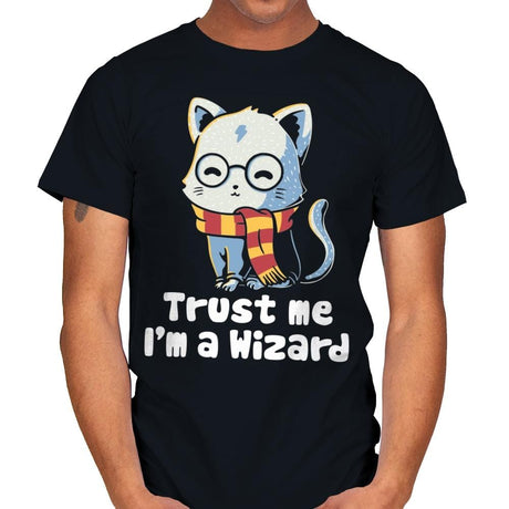 Trust me I'm a wizard - Mens T-Shirts RIPT Apparel Small / Black