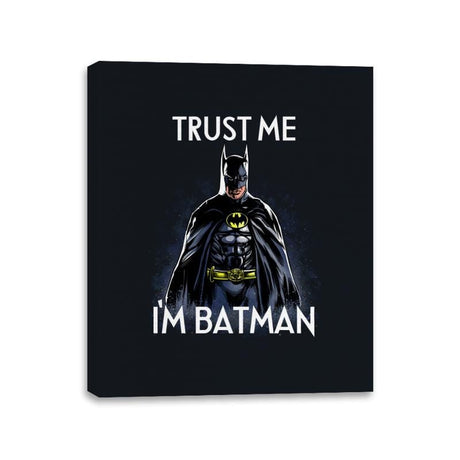 Trust the Bat - Canvas Wraps Canvas Wraps RIPT Apparel 11x14 / Black