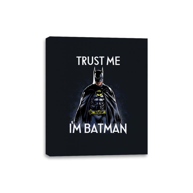 Trust the Bat - Canvas Wraps Canvas Wraps RIPT Apparel 8x10 / Black