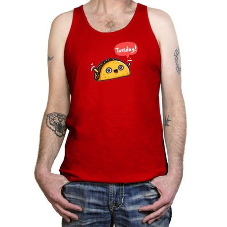 Tuesdays Are For Tacos - Tanktop Tanktop RIPT Apparel X-Small / Red