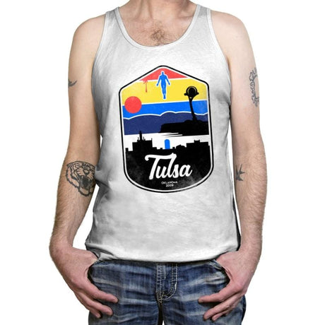 Tulsa - Tanktop Tanktop RIPT Apparel X-Small / White