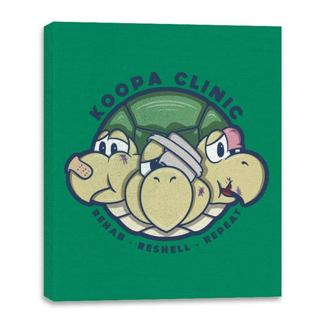 Turtle Clinic - Canvas Wraps Canvas Wraps RIPT Apparel 16x20 / Kelly