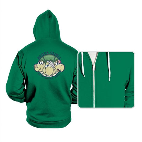 Turtle Clinic - Hoodies Hoodies RIPT Apparel Small / Kelly