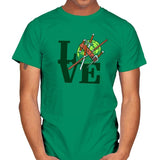 Turtle Love Exclusive - Mens T-Shirts RIPT Apparel Small / Kelly Green