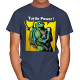 TURTLE POWER! - Mens T-Shirts RIPT Apparel Small / Navy