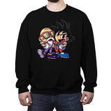 Turtlehead and Saiya Man - Crew Neck Sweatshirt Crew Neck Sweatshirt RIPT Apparel