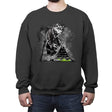 Turtles Behind the Wall - Crew Neck Sweatshirt Crew Neck Sweatshirt RIPT Apparel Small / Charcoal