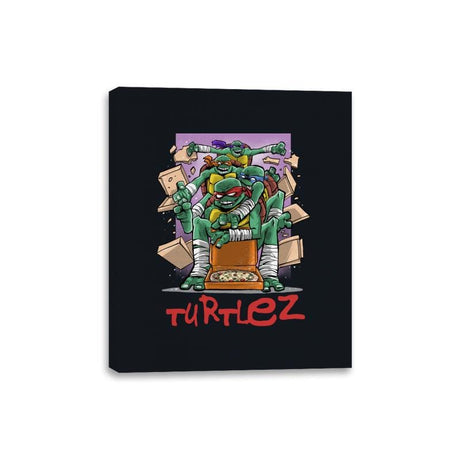 Turtlez - Canvas Wraps Canvas Wraps RIPT Apparel 8x10 / Black