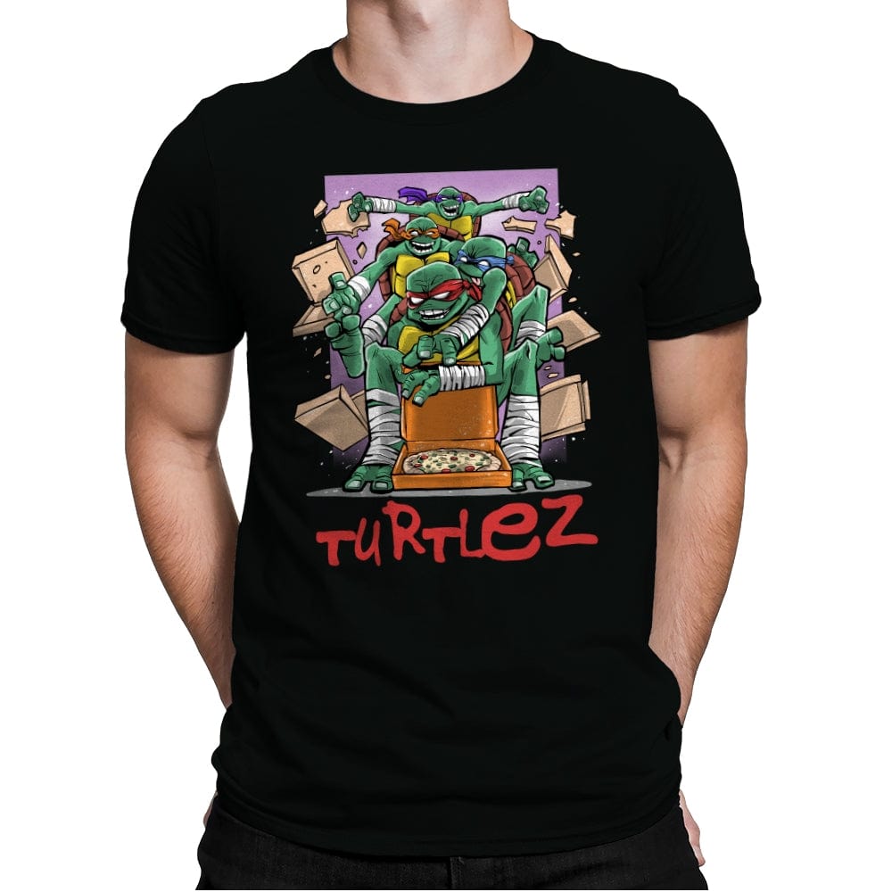 Turtlez - Mens Premium T-Shirts RIPT Apparel Small / Black