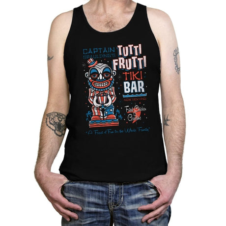 Tutti Frutti Tiki Bar - Tanktop Tanktop RIPT Apparel X-Small / Black