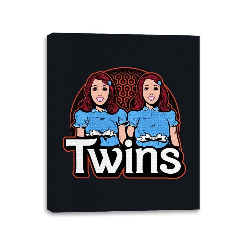 Twins - Canvas Wraps Canvas Wraps RIPT Apparel 11x14 / Black