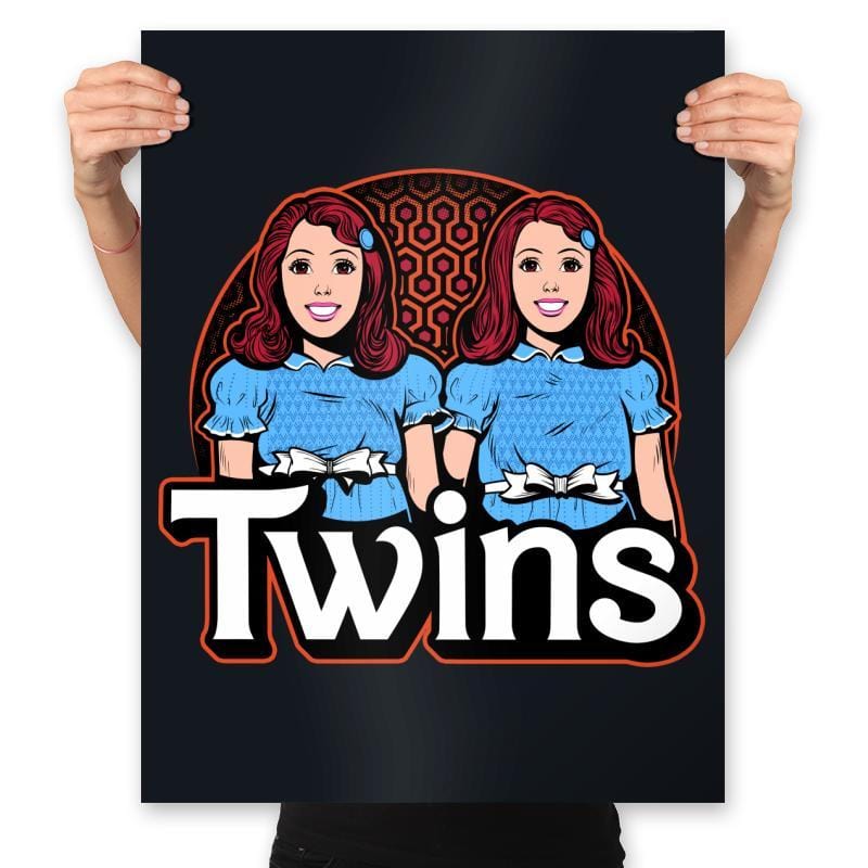 Twins - Prints Posters RIPT Apparel 18x24 / Black