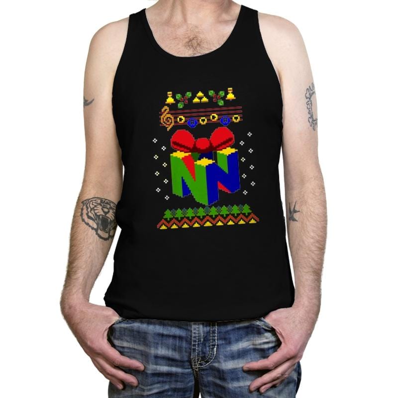 Ugly 64 - Ugly Holiday - Tanktop Tanktop RIPT Apparel X-Small / Black