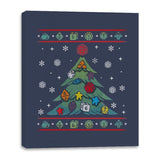 Ugly Rpg Christmas - Canvas Wraps Canvas Wraps RIPT Apparel 16x20 / Navy