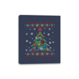 Ugly Rpg Christmas - Canvas Wraps Canvas Wraps RIPT Apparel 8x10 / Navy