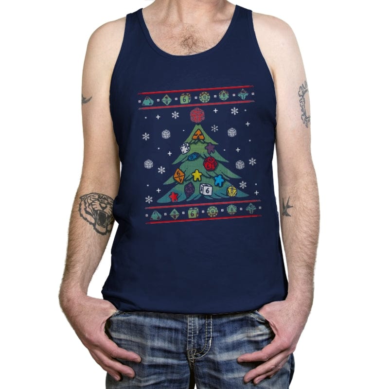 Ugly Rpg Christmas - Tanktop Tanktop RIPT Apparel X-Small / Navy