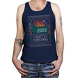 Ugly Sweater Shitty Christmas 2022 - Tanktop Tanktop RIPT Apparel X-Small / Navy