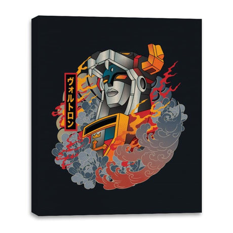 Ukiyo-e - Canvas Wraps Canvas Wraps RIPT Apparel 16x20 / Black