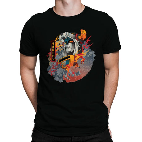 Ukiyo-e - Mens Premium T-Shirts RIPT Apparel Small / Black