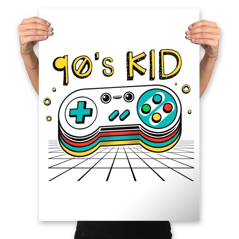 Ultimate 90's Kid - Prints Posters RIPT Apparel 18x24 / White