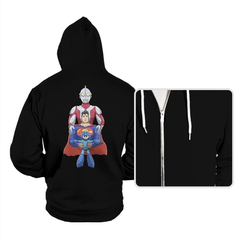 Ultra Super Mega - Hoodies Hoodies RIPT Apparel Small / Black